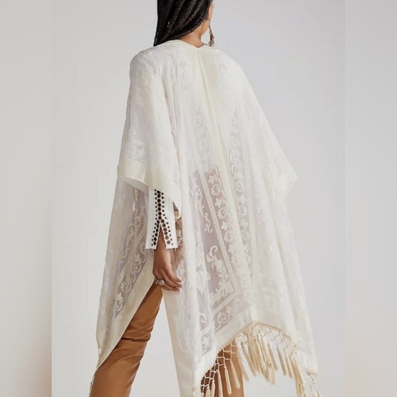 Free People Nightbird Burnout Duster/Amethyst Combo - Picture 3 of 12